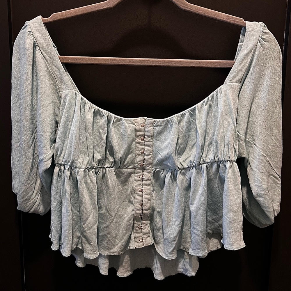 Urban Outfitters Light Blue Top